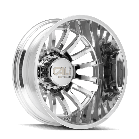 Cali Off-Road Summit Dually-9110D 22X8.25 8X210 -232Et 154.2Cb Polished/Milled Spokes