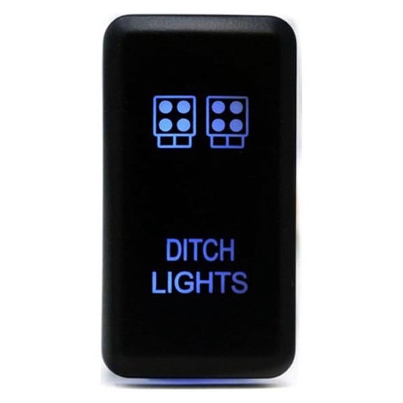 Cali Raised CR2392 OEM Ditch Light Switch for Toyota, Blue