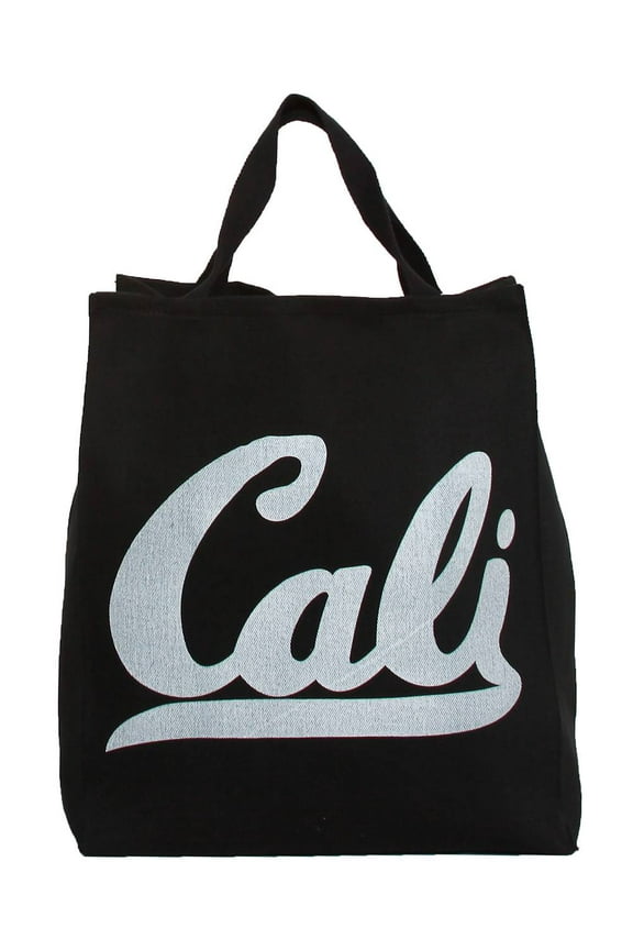 Script Black Tote Bag