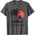 thumbnail image 1 of Cali Summer Vacation Ca Palm Trees Usa Retro California Men T-Shirt Unisex S-5XL Hot Trending Shirt, Vintage Birthday Gift, 1 of 2