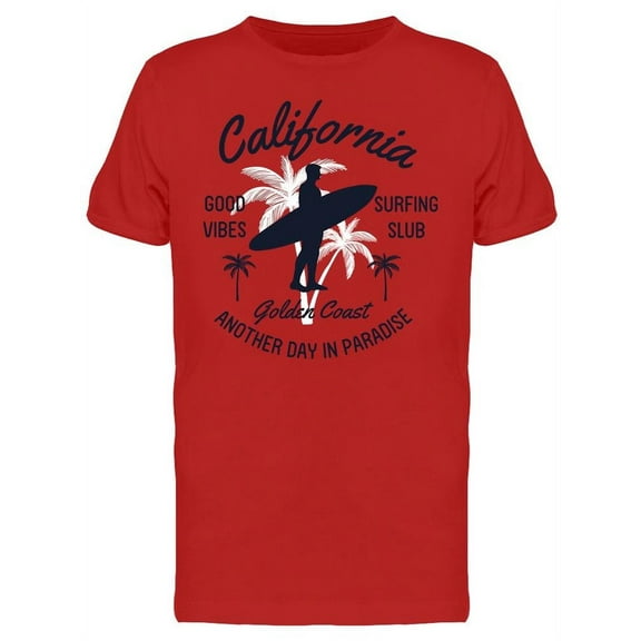 Cali Surfer T-Shirt Men -Image by Shutterstock, Male Small