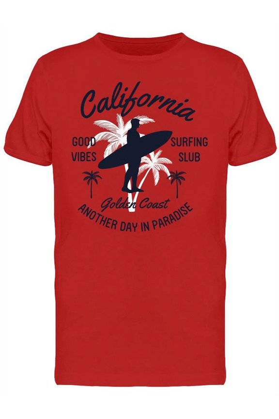 Cali Surfer T-Shirt Men -Image by Shutterstock, Male Small
