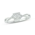 thumbnail image 1 of Cali Trove 10K White Yellow Rose Gold 1/10ct TDW Round White Diamond Composite Promise Ring, 1 of 7