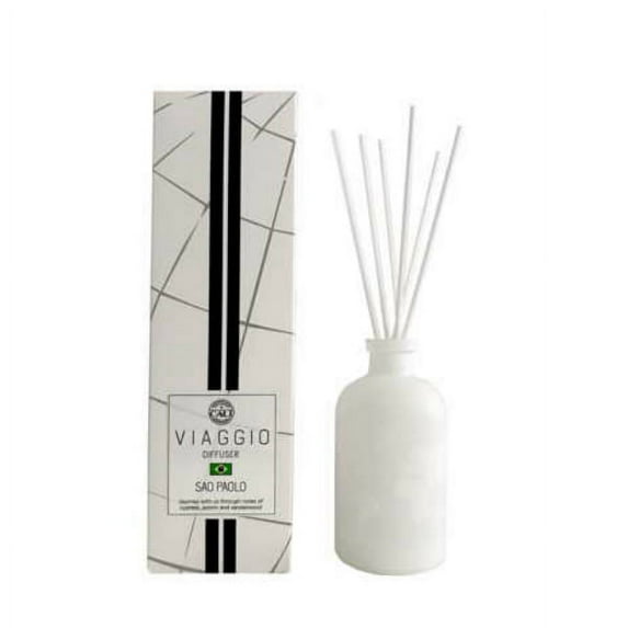 Cali Viaggio Sao Paulo Cypress, Jasmin, Sandalwood Reed Diffuser 8.5oz
