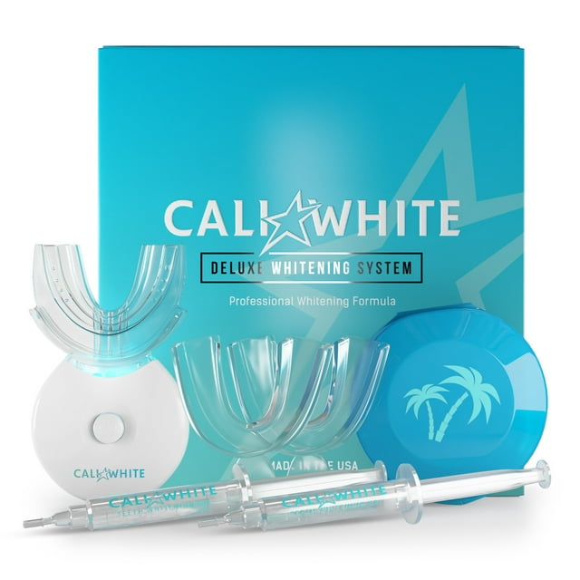 Cali White Vegan Professional Teeth Whitening Kit with LED light-35% Carbamide Peroxide
