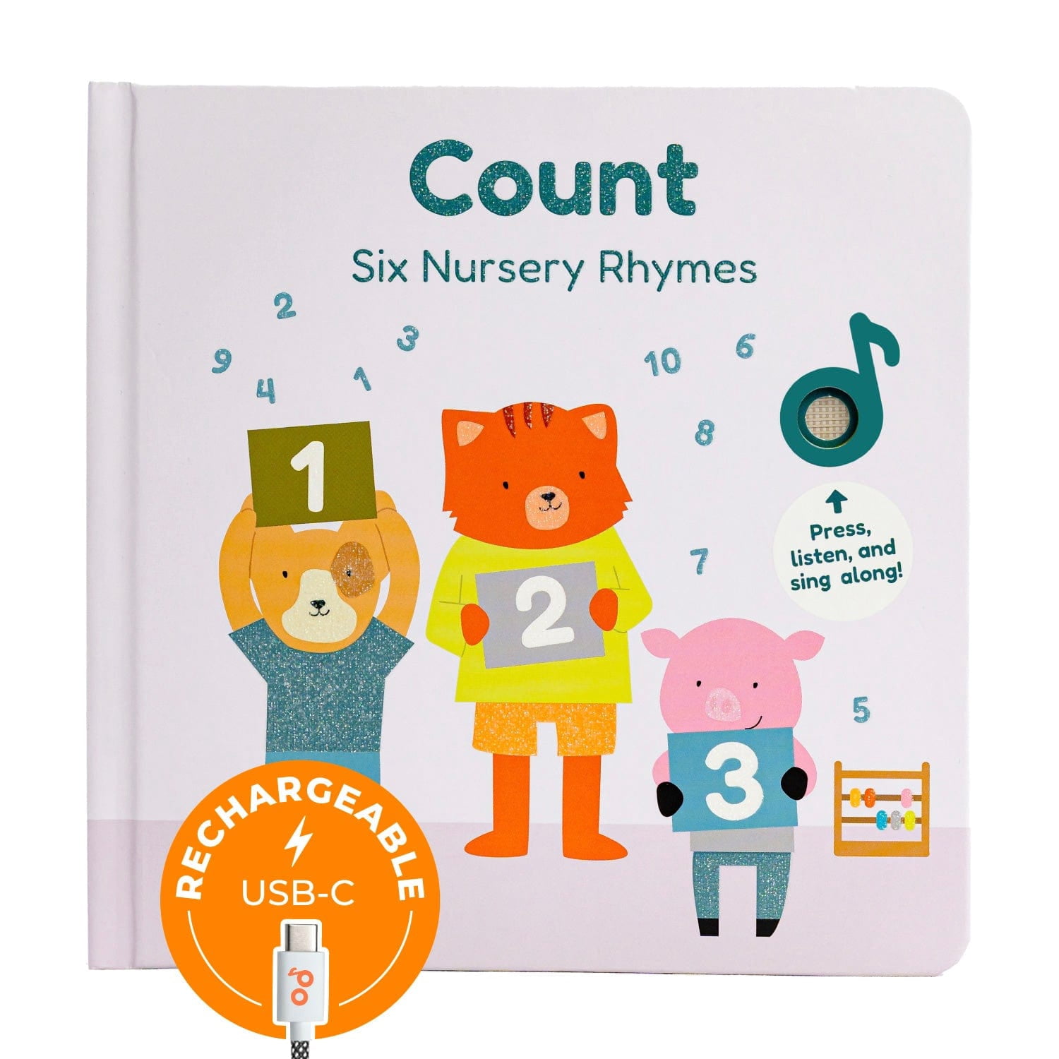Cali's Books Count With Me Nursery Rhymes. Interactive Sound Book for Children. Press, Listen and Sing Along!