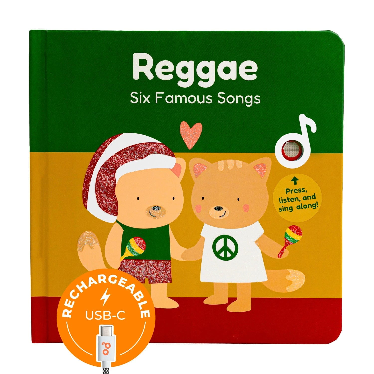 Cali's Books Reggae First Playlist. Interactive Sound Book For Children.Press, Listen and Sing Along!