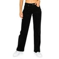 thumbnail image 1 of Cali1850 Women's Casual Corduroy Pants Straight Leg Button Closure Trousers with Pockets, 1 of 5