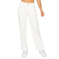 thumbnail image 1 of Cali1850 Women's Casual Corduroy Pants Straight Leg Button Closure Trousers with Pockets, 1 of 4