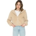 thumbnail image 1 of Cali1850 Women's Hooded Teddy Jacket, 1 of 4