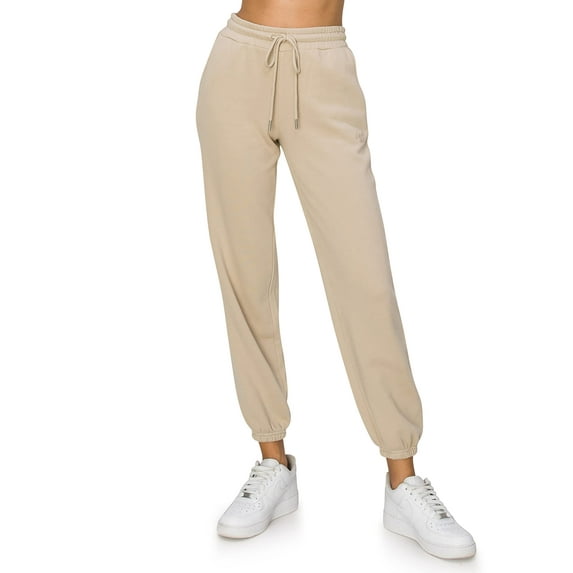Cali1850 Women's Premium Cloud Fleece Sweatpants Drawstring Elastic Waist Soft Cozy Casual Pants