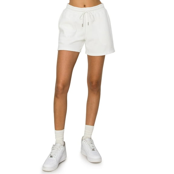 Cali1850 Women's Premium Cloud Fleece Sweatshorts Drawstring Elastic Waist Soft Cozy Casual Shorts