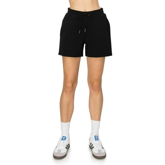 Cali1850 Women's Premium Cloud Fleece Sweatshorts Drawstring Elastic Waist Soft Cozy Casual Shorts