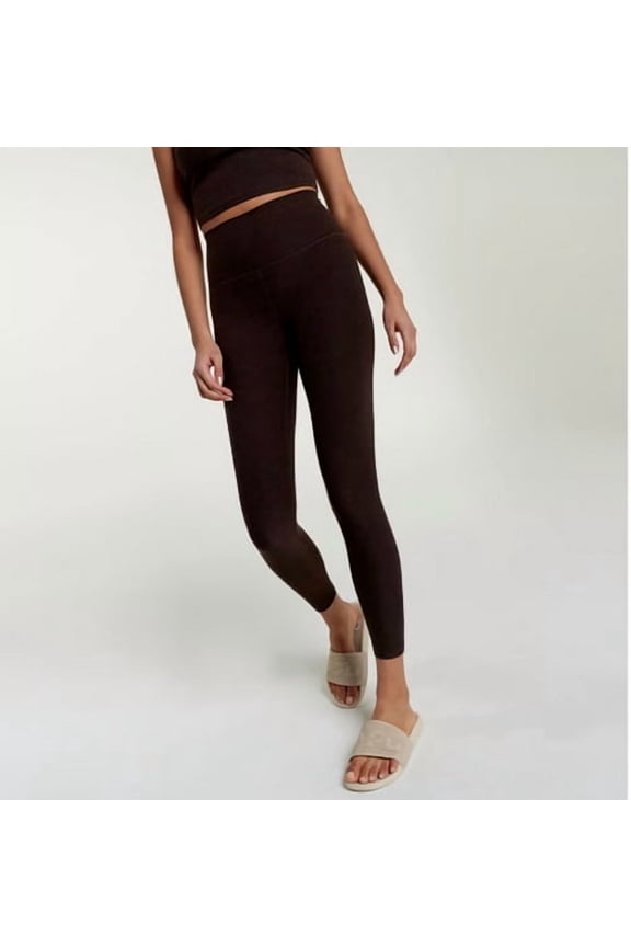 Women's LustraLux 7/8 Leggings, Coffee Ground Heather, XS