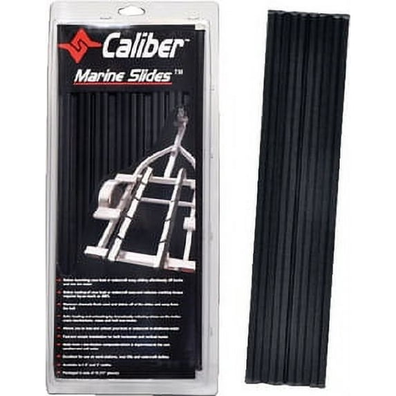 Caliber 23030 Marine Slides - 1-1/2" x 15", Black