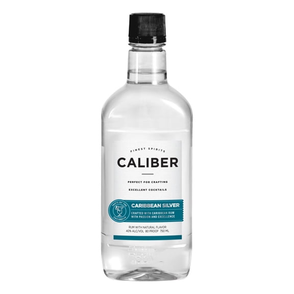 Caliber Light Rum, 750 ml PET Bottle, 40.0% ABV