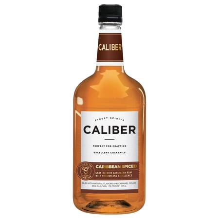 Caliber Caribbean Spiced Rum, 1.75L Bottle, 70 Proof