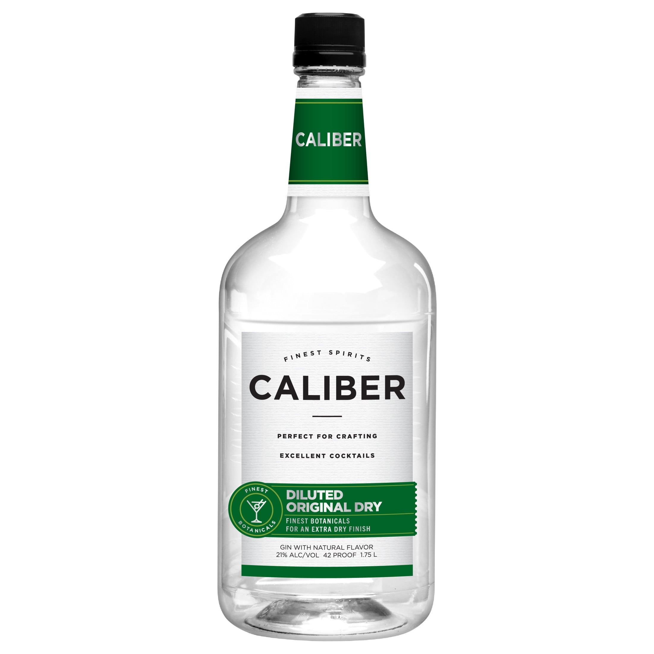 Caliber Dry Gin, 1.75L Bottle of Gin, 42 Proof