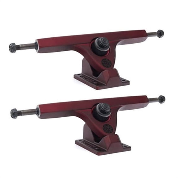 Caliber II Longboard Trucks Set Midnight Satin Red 50/10"