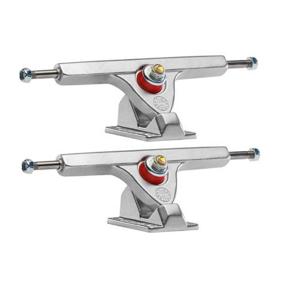 Caliber II Longboard Trucks Set Raw Silver 50/10