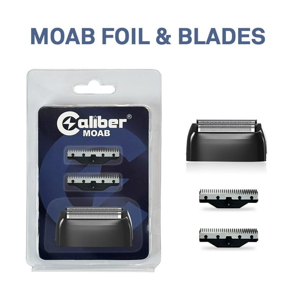 Caliber Moab Replacement Blades for Foil Shaver, Triple Foil Head Compatible with Caliber Moab Electric Shaver