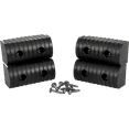 thumbnail image 1 of Caliber BunkWrap End Cap 2x4" Black Accessory Kit w/Stainless Steel Hardware *4-Pack, 1 of 1