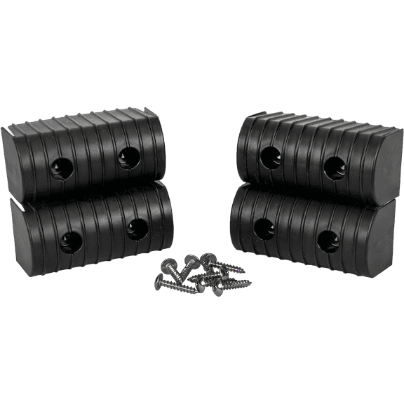 Caliber Products 23051-BK Bunk Wrap End Cap Only - 2in x 4in. - Black