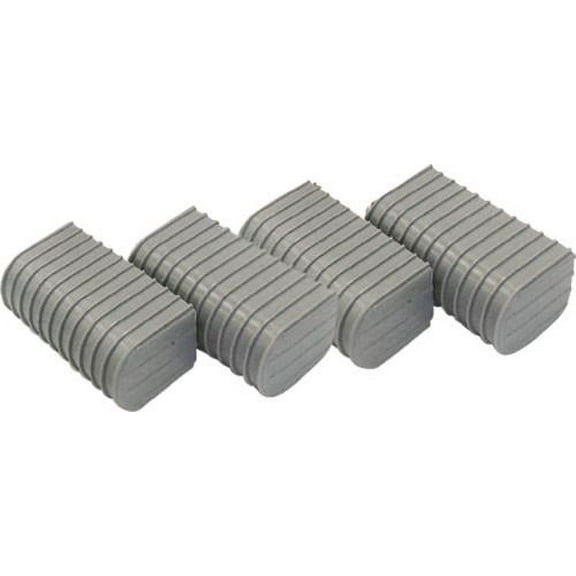Caliber 23053 Bunkwrap End Cap 2x6" Grey Accessory Kit W/stainless Steel Hardware *4-pack