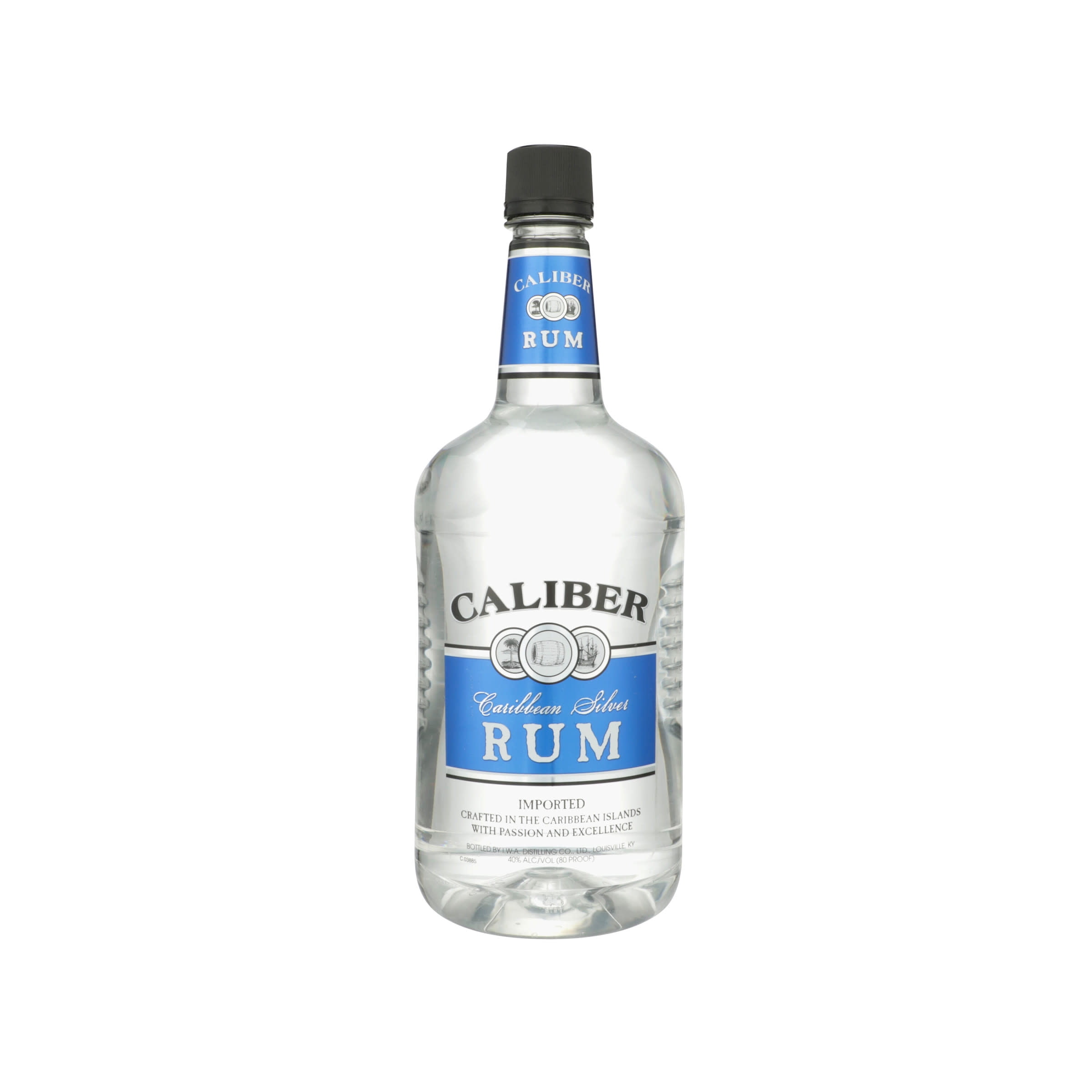 Caliber Silver Rum, 1.75 L Liquor, 40 Alcohol, Cocktail Mixers