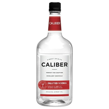 Caliber Vodka, 1.75L Bottle of Vodka, 42 Proof