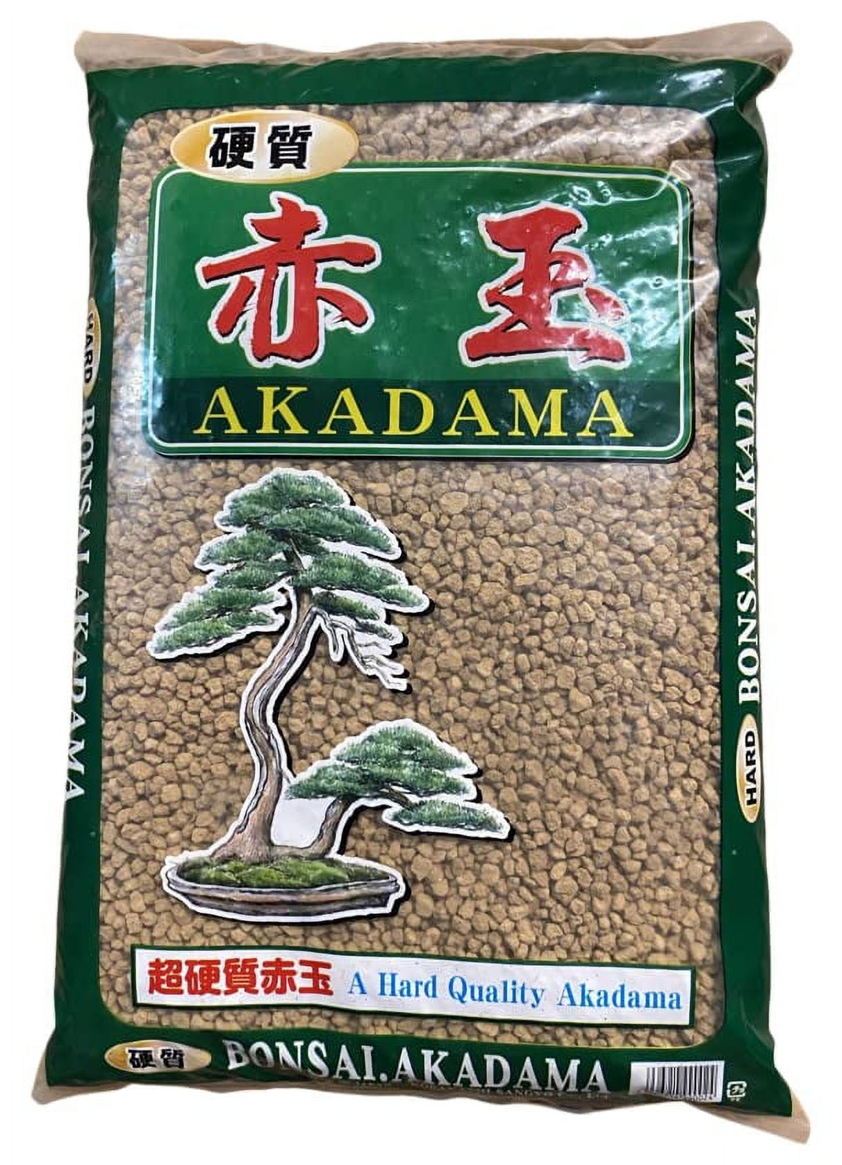 Calibonsai Japanese Super Hard Akadama for Bonsai, Cactus & Succulent Soil Mix Medium Grain 13
