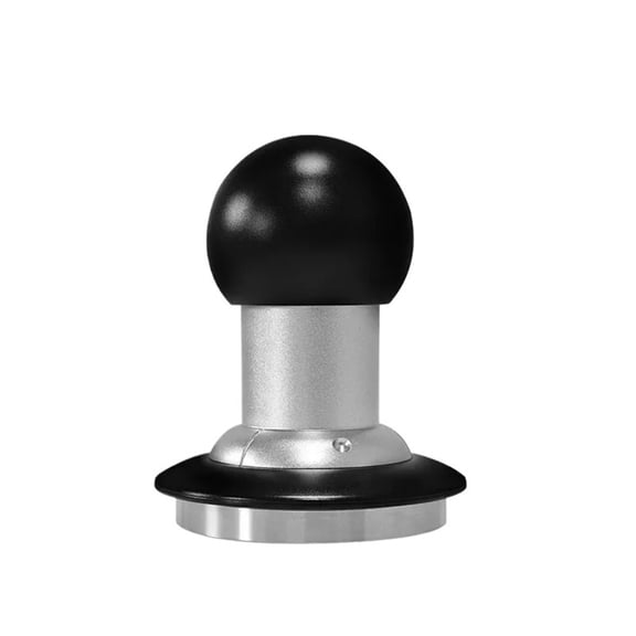 Calibrated Spring Loaded 58mm Espresso Tamper Stainless Steel Rippled Base For Consistent Pressure