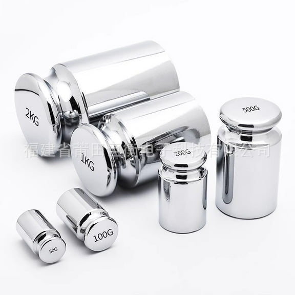 CIMAXIC Plated Silver Calibration Weight for Laboratory and Home Use with High Precision Accuracy