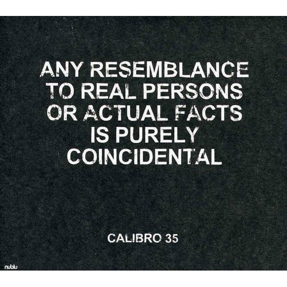Calibro 35 - Any Resemblance To Real Persons Or Actual Facts Is Purely Co - Music & Performance - CD