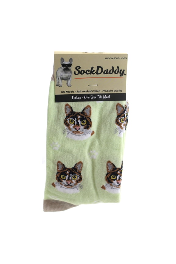Calico Cat Breed Socks Unisex Sock Daddy by E&S Pets