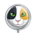 thumbnail image 1 of Calico Cat Face Pet Kitty Pill Box, 1 of 1