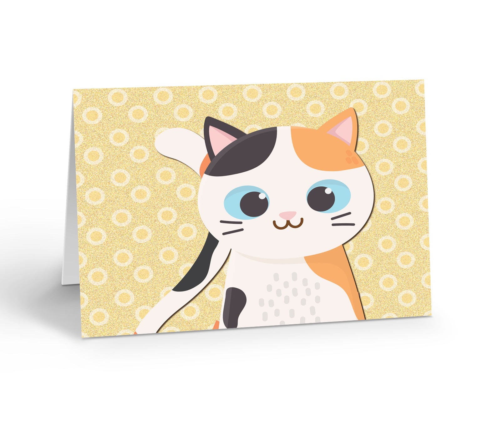 Calico Cat Note Cards for Correspondence - 10 Note Cards with Envelopes ...