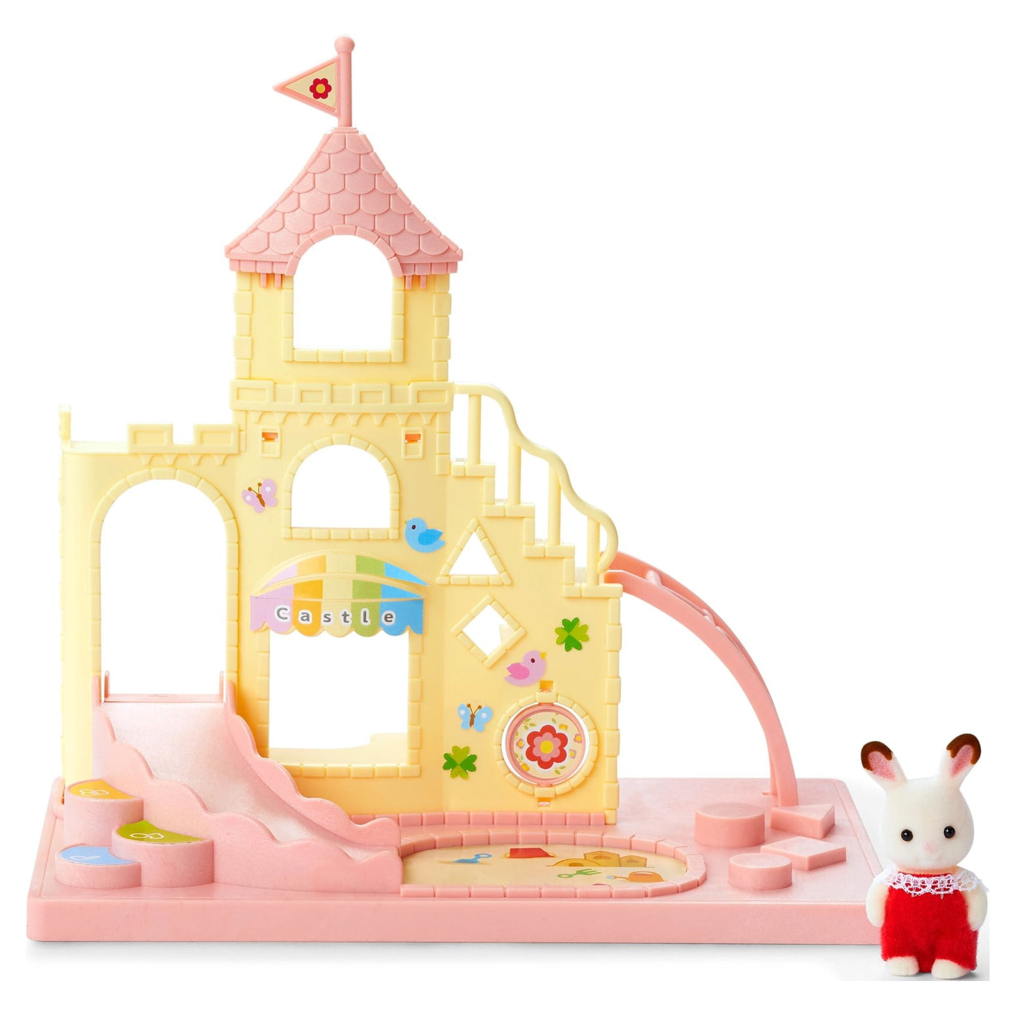 Calico Critters Baby Castle Playground, Dollhouse Playset with Figure ...