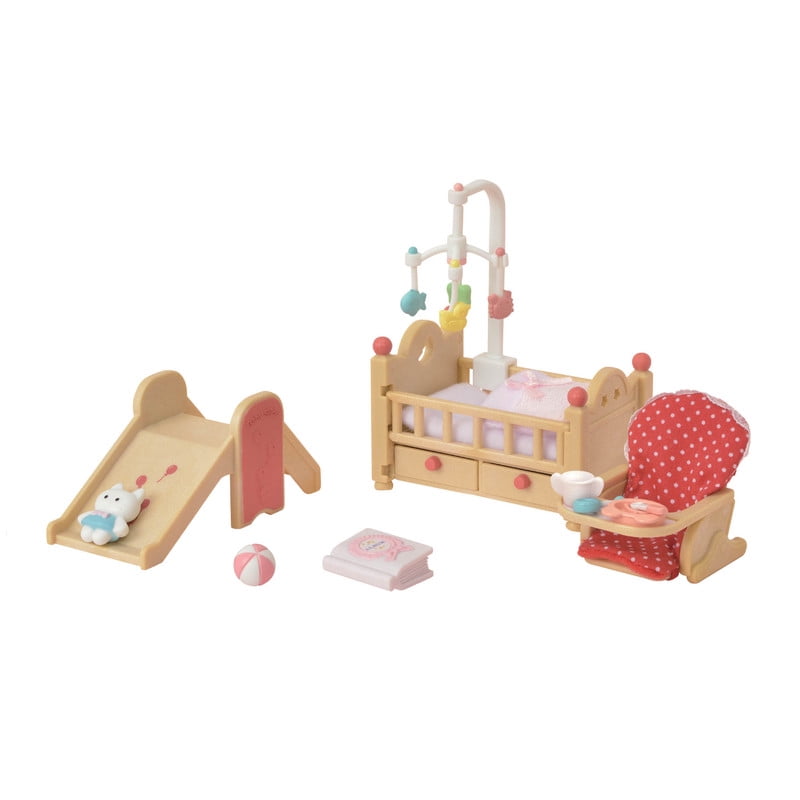 Calico Critters Baby Nursery Set, Dollhouse Furniture and Accessories