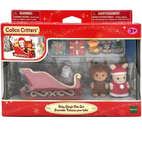 Calico Critters Baby Sleigh Ride, Limited Edition Seasonal Holiday Set ...
