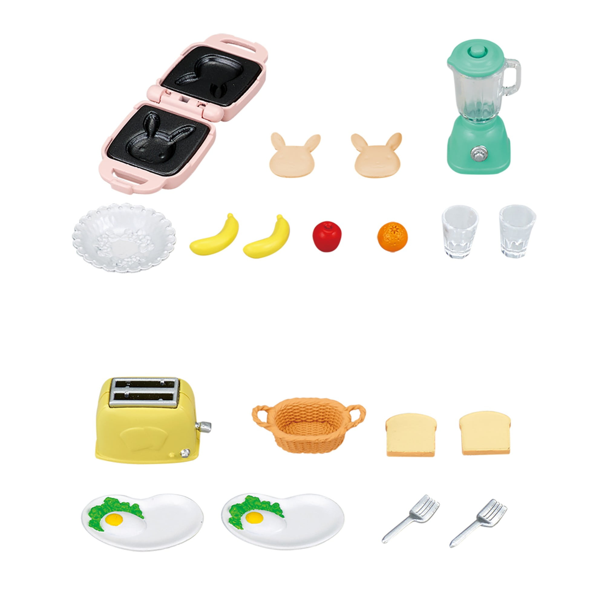 Calico Critters Breakfast Playset, Dollhouse Furniture and Accessories ...