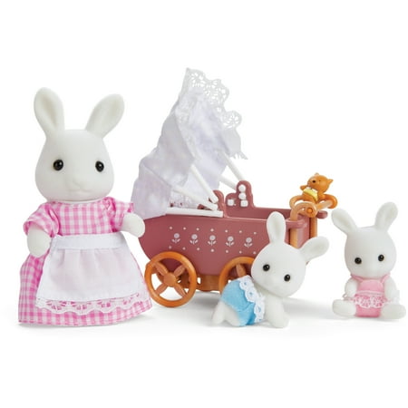 Calico Critters Connor N Kerri's Carriage Ride, Dollhouse Playset with Figures and Accessories