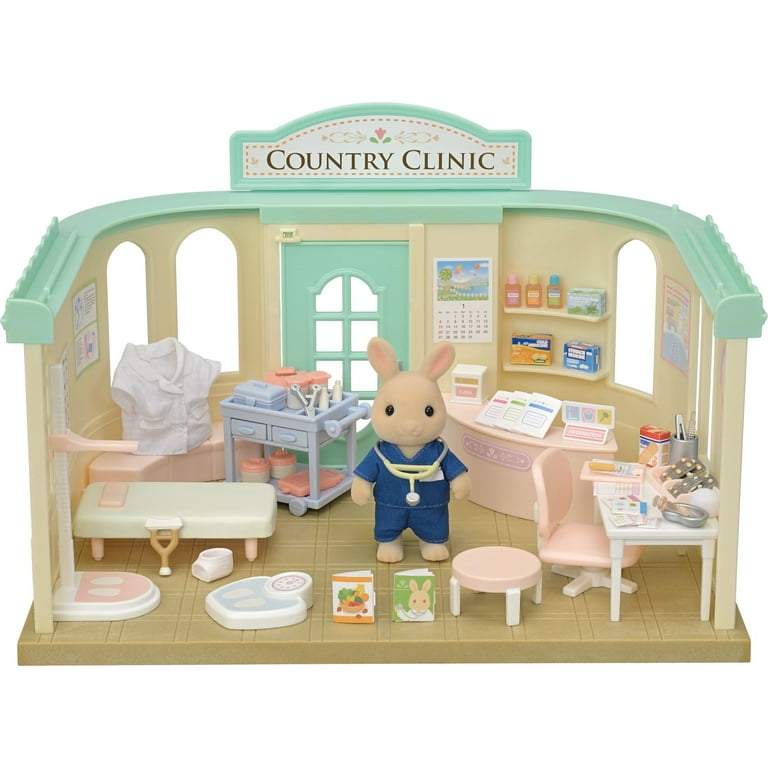 Calico Critters Country Doctor Gift Set, Dollhouse Playset with