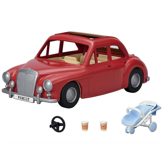 Calico Critters Family Cruising Car for Dolls, Toy Vehicle Seats up to
