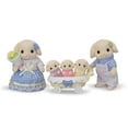 thumbnail image 1 of Calico Critters Flora Rabbit Family, Set of 5 Collectible Doll Figures, 1 of 9