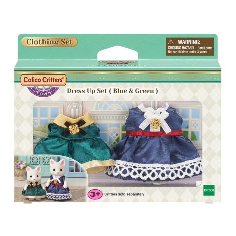Calico Critters - Green Dress Up Set - Walmart.com