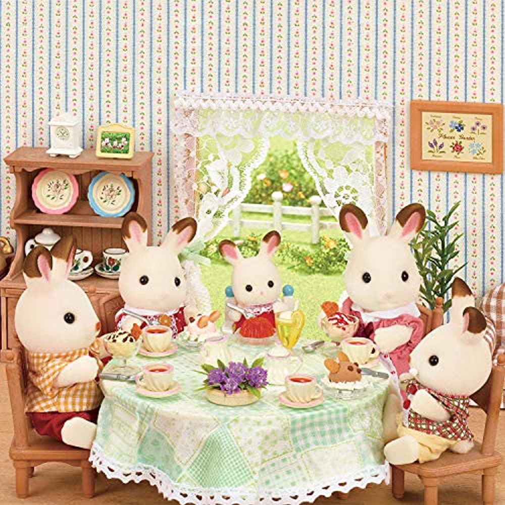 Calico Critters Hopscotch Rabbit Family Playset, Plush Animals for Kids ...