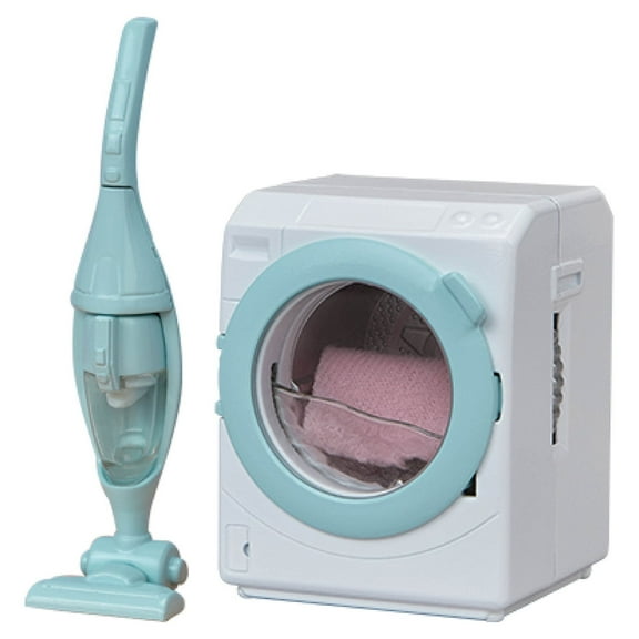 Calico Critters Laundry & Vacuum Cleaner, Dollhouse Furniture and Accessories with "Working" Features