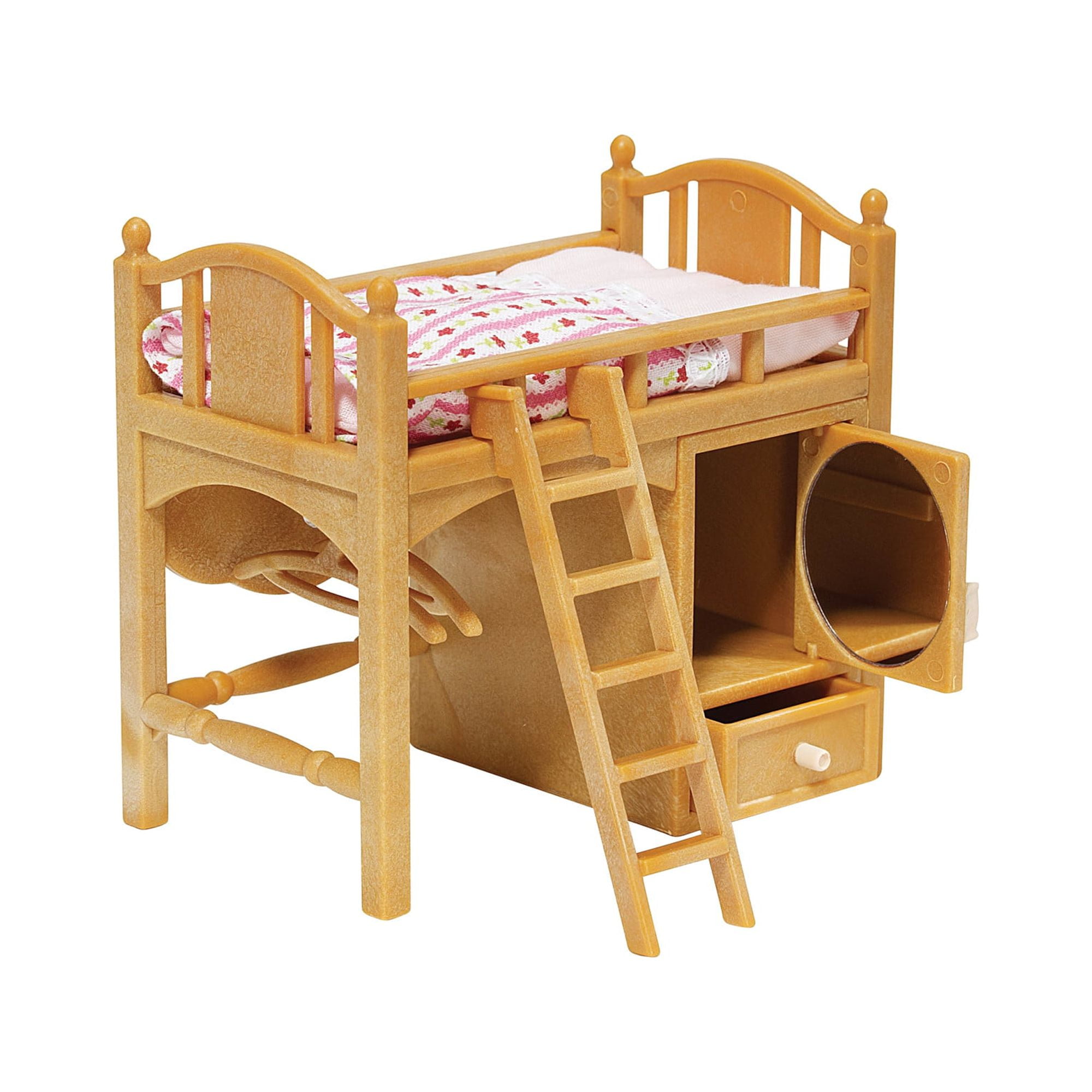 EPOCH EVERLASTING PLAY Calico Critters Loft Bed, Dollhouse Furniture Set