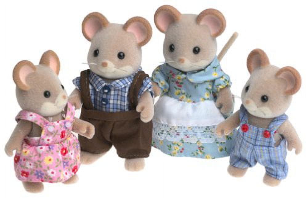 アメージングタイランド・グランドセール Family Mouse Norwood Critters Calico - Mice Toys Imaginative シルバニアファミリー